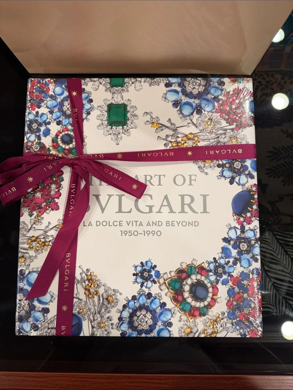BVLGARI unopened coffee table book ready for gifting in nylon with bag